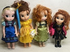 Disney Princess Doll Bundle X 4 16" Animators Toddler Dolls  Plus Other