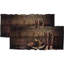 Western Valance Curtains for