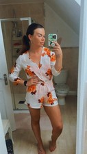 Lovely floral beach coverup