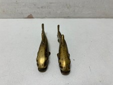 Vintage Brass Trout Bottle