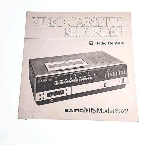Video cassette recorder vhs - video,