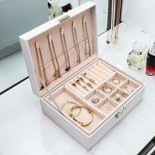 White Large jewelry box