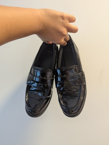 Zara women black patent - zara, women’s