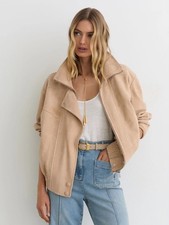 Reiss Neutral Petra Suede