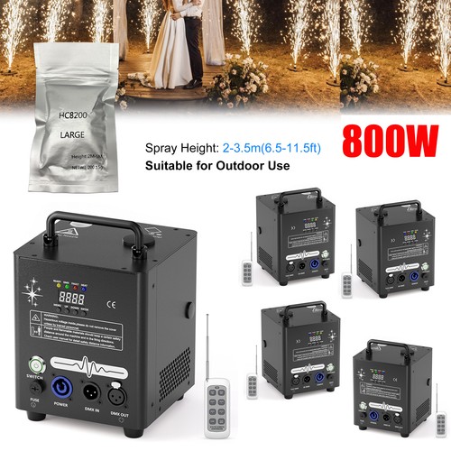 800w cold spark machine powder - 800w,