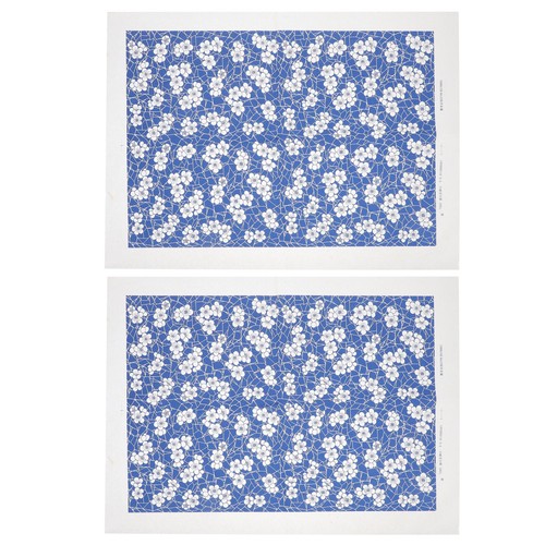 Blue underglaze transfer paper - transfer,