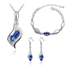 Women Silver Plated Zirconia