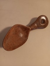 Early Treen Hand Carved Hard Wood Spoon Possible Toraja Rice Spoon Of Indonesia