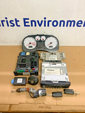 2007 PEUGEOT 307cc CONVERTIBLE  2.0 PETROL RFJ ECU LOCK SET KIT IGNITION   (4B)