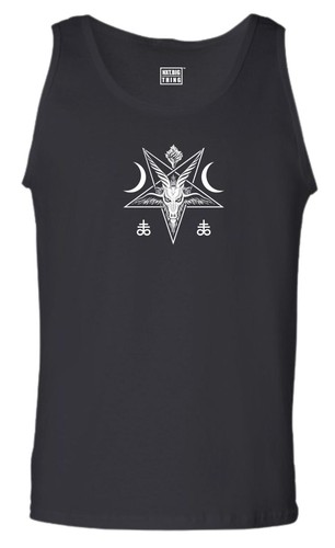 Goat head skull vest lucifer - skull,