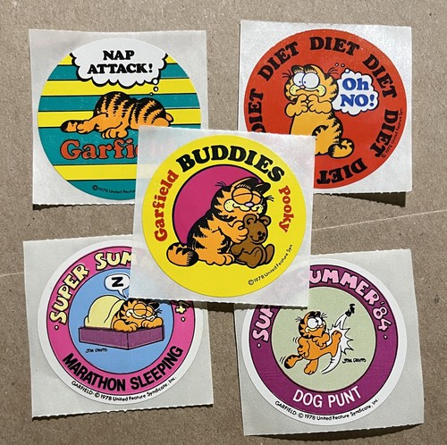Garfield stickers 1978 - stickers,