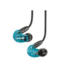 Shure SE215 Sound Isolating In-Ear Headphones 3.5mm Jack Earphones Blue