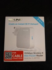 TP-Link TL-WR710N Mini Pocket Router 150Mbps Wireless N