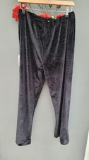 Black Sparkle Trousers Cotton