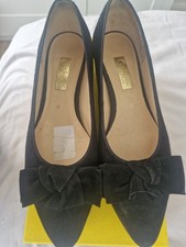 Gabor Black Suede Ladies Shoes