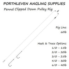 5 x Pennel Clipped Down Pulley Sea Fishing Rig, All Sizes, Free P&P