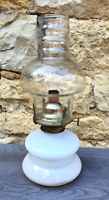 Old Paraffin Oil Lamp White