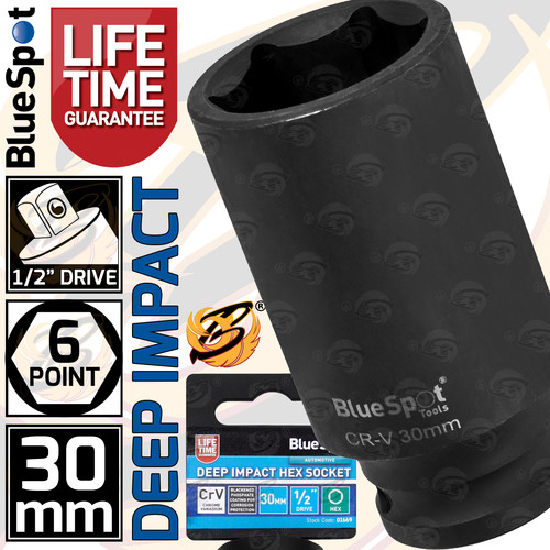 30mm deep impact socket - impact, 1/2"