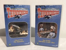 Thunderbirds VHS Bundle Vol 6 & 8 Episodes 11 12 15 & 16 City Of Fire Sun Probe 