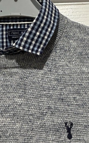 Next jumper grey with mock - next,