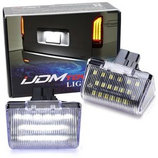 White 18-SMD Full LED License