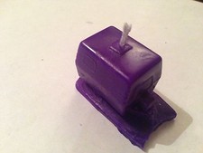 Saabo Caravan ref232 car candle cake toppers in PURPLE birthday 