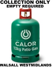 FULL NEW 13 KG 13KG BBQ PATIO HEATER CALOR LPG PROPANE GAS BOTTLE 27MM REFILL