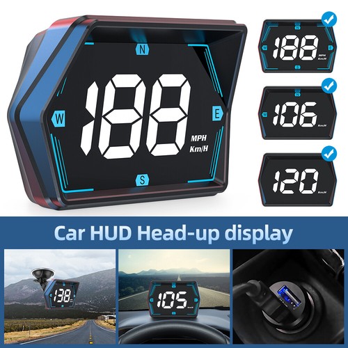Car hud gps speedometer - car,