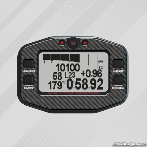 Carbon fibre look gel sticker - fibre,