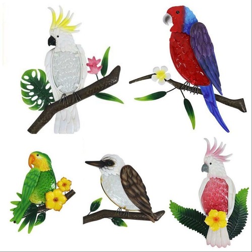 Metal bird wall - metal,