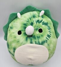 Squishmallows Rocio Green Triceratops 8" Soft Toy Plush Tie Dye Effect