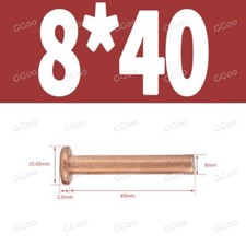 Solid Copper Flat Head Rivets