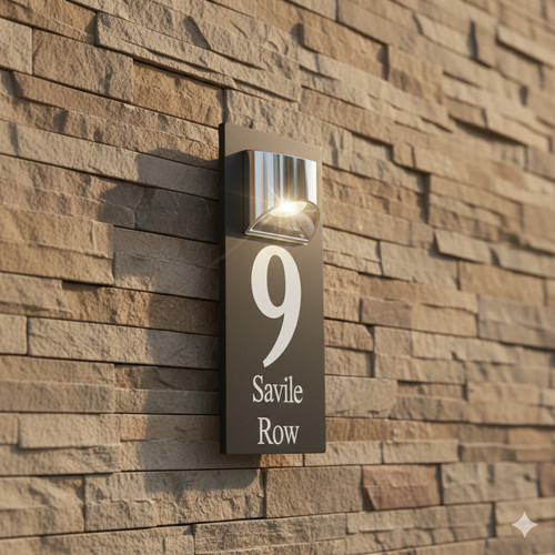 House number plaques - house,