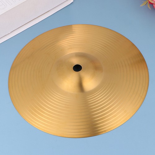 Brass drum cymbal set with - drum,