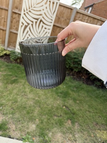 Ikea gradvis smoky grey ribbed - ikea,