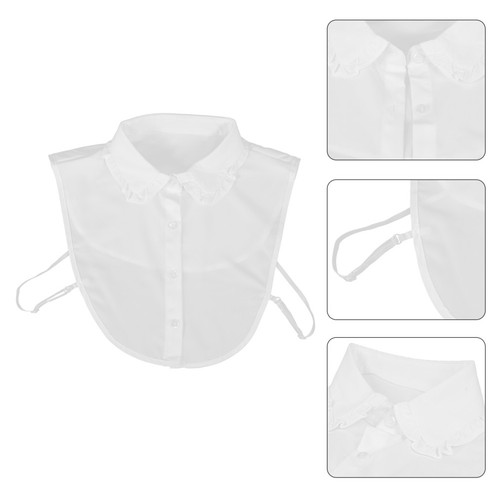Comfortable white chiffon - white,