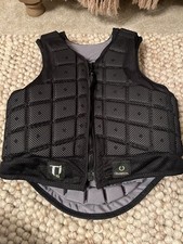 Champion Titanium Ti22 Body Protector large child reg  back  - black 2018 regs