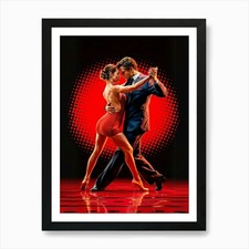 Tango Dancers 2 Art Print