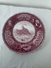 Spode Californian Quail Red