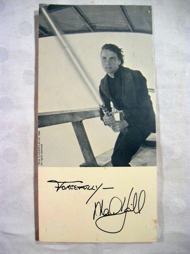 Mark hamill autograph - -,