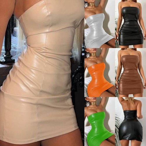 Womens leather boob - leather,