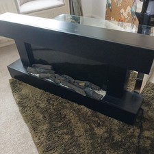Electric wall mounted fire - mounted,