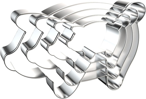Pig cookie cutter set large - pig,