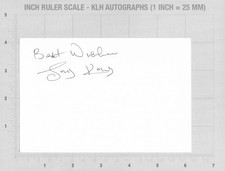 Tony Kay Hand Signed White