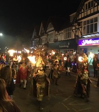 Photo 6x4 Bonfire Parade