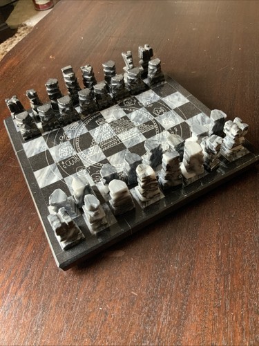 Small stone marble chess - small, stone/marble