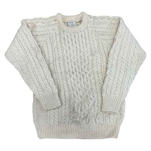 Carraig donn wool aran knit - donn,