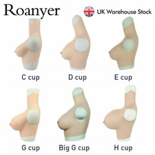 Roanyer Silicone Breast Forms Fake Boobs C-H Cup for Crossdresser TG Drag Queen