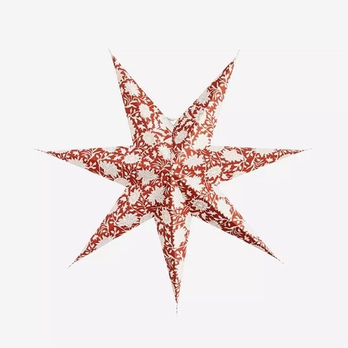 Handmade paper lighting star - paper,