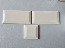 Original STYLE Mini Metro Tiles Colonial White 150mmx75mm and a few of 75mmx75mm